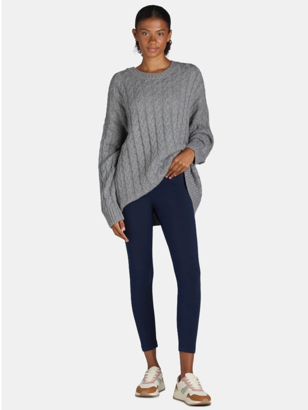 Time and Tru Dark Blue Ankle Leggings